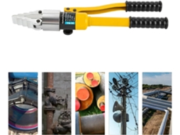 Máquina de expansão hidráulica com cabo ergonômico e prensa de 8 toneladas, amarela, OEM
