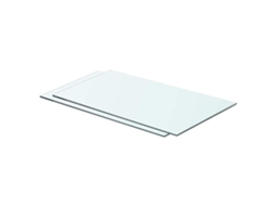 Vidaxl Prateleiras 2 Pcs 60x30 Cm Vidro Transparente