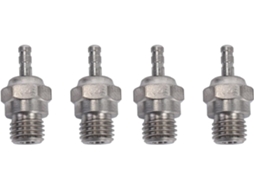Conjunto de 4 Velas de Ignição Hot Spark para Substituição em Caminhões Nitro e Carros Rc. SFUSHOS