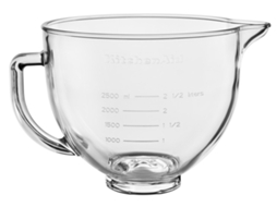 TAÇA em VIDRO KITCHENAID 5KSM5GB de 4,7L