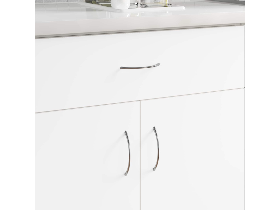 Vidaxl Cabo 12 Unid. Prateado 107 X 3.6 X 23 Mm Aço Inoxidável