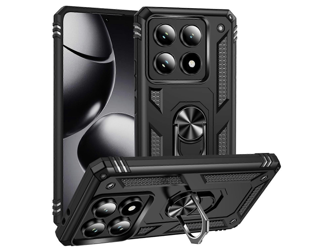 Capa De Celular À Prova De Choque Em Tpu + Pc Com Suporte Para Xiaomi 17