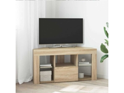 Vidaxl Criado-mudo De Led Para Tv De Canto 100 X 40 X 50 Cm
