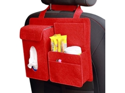 Organizador De Banco Traseiro Universal Para Carro, Caixa De Armazenamento Para Assento De Carro (vermelho)