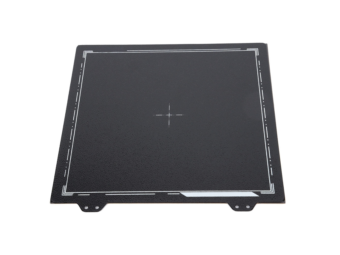 Laxiscreed - Placa De Aço Spring Preta Para Impressoras 3d Com Prego Magnético Lado B