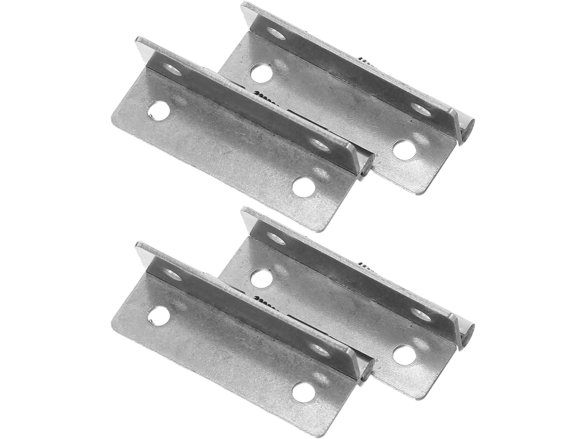 Bestyash Conjunto De 4 Dobradiças Mola Em Aço Inoxidável Para Portas Armários E Gabinetes Com Instalação Flexível