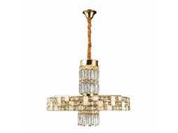 Candeeiro de Teto de Cristal PIBAOGU Asled 687 (dourado)