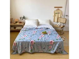 Manta de Inverno Elegante Fansu em Fleece com Estampa Floral Macia e Quente Flanela Grossa Ideal para Cama Qua