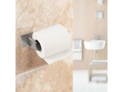 Suporte Para Papel Higiênico De Banheiro, De Parede, Moderno, Cromado Polido Escovado Aquaforge