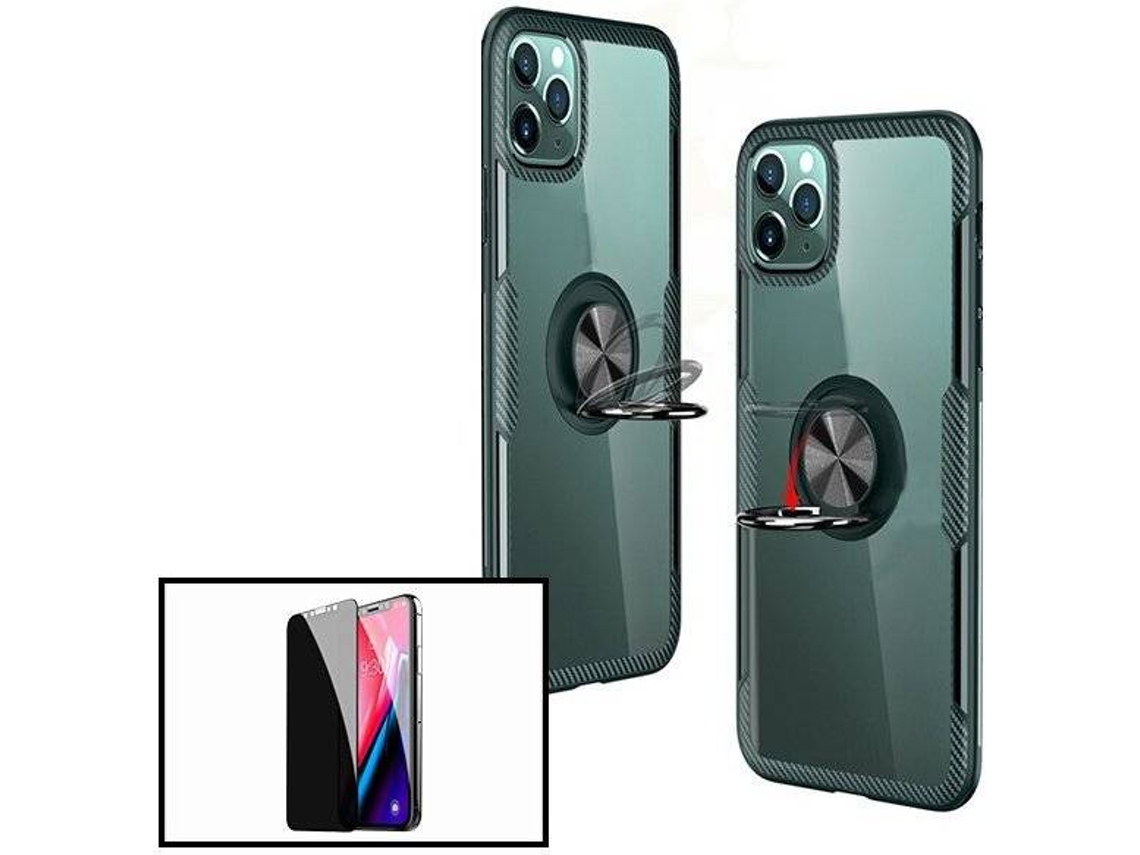 Kit Capa + Película iPhone 7, 8 Clear Armor Transparente e Preto