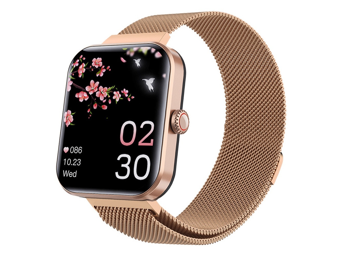 Smartwatch Yizhood F57l 1.91 Inch Ip67 À Prova De Água 50 Modos Desportivos (android E Ios Bluetooth Rosa)