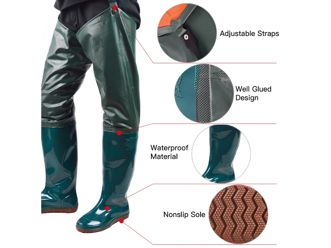 Botes de Cazadora de Pescado Pvc Impermeáveis MARCA