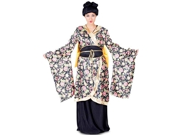 Fato de Mulher DISFRAZZES Geisha Com Flores (Tam: M/L)