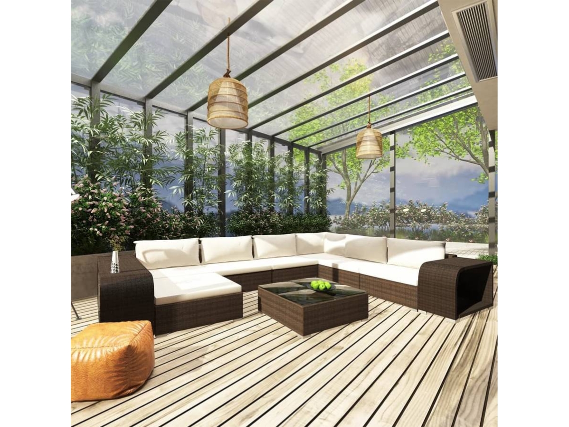 Garden Sofa, Garden Sofas Vidaxl Marrom Rattan / Vime (n/a)
