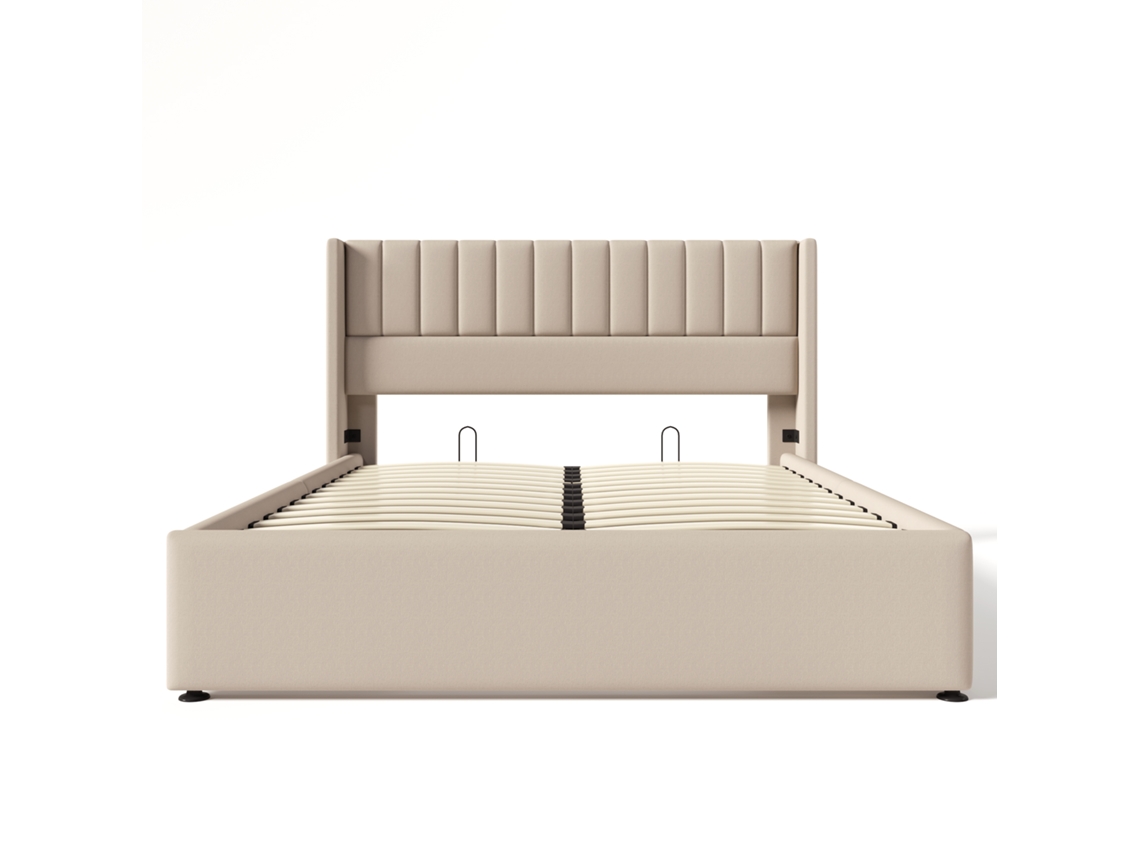 Cama de Casal Hidráulica 160x200 com Arrumação PAPRIKA