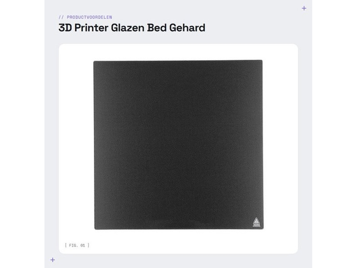 Acessório Para Impressora 3d - Tábua De Aço - 235x235x4mm - Vidro Resistente - Tábua De Aquecimento - Fácil De Limpar