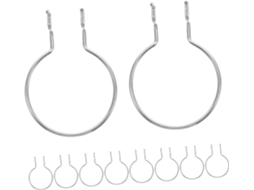 Conjunto De 10 Ganchos Metálicos Resistentes Para Painel Perfurado, Or
