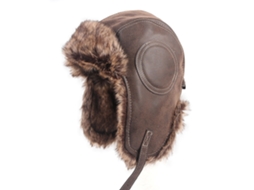 Gorro de esqui masculino Bj em couro PU, modelo Lei Feng, com proteção para orelhas, à prova d'água e resistente ao vento, ideal para caminhadas e escaladas.