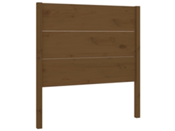 Cabeceira de Cama MAISON EXCLUSIVE em Pinho Maciço Castanho Mel (106x4x100 cm)
