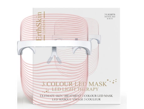Máscara Led Sem Fio de 3 Cores ERTH SKIN LONDON