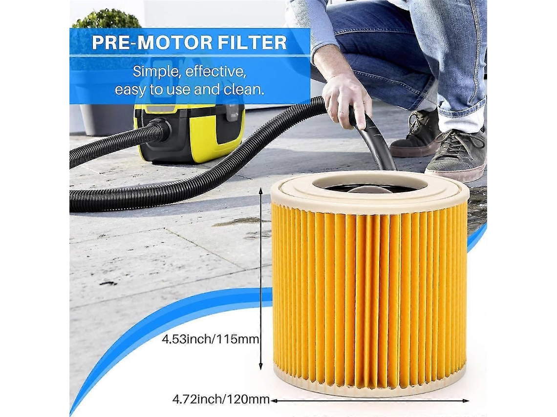 Peças Filtro Para Aspirador De Pó Wd3 Premium Wd2 Wd3 Wd1 Mv3 Mv2 Wd 3 P Kit De Extensão Contra Finas D