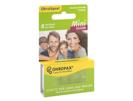 Ohropax Tampões Auriculares Mini de Silicone 8un.