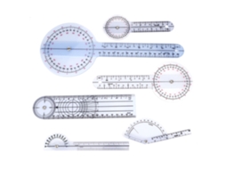 6pcs Medida Ângulo Médico Espinal Goniômetro 360° 6/8/10/12 Polegadas Conjunto 2