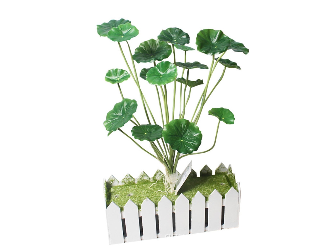 Folhas Artificiais Begônia Decorativas 18 Galhos Resistentes
