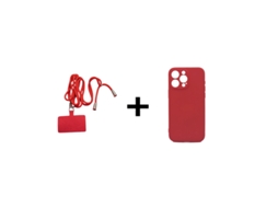 Capa Com Cordão Reno Zt Para Oppo Reno 7 Pro-vermelho Eleventek Silicone Vermelho