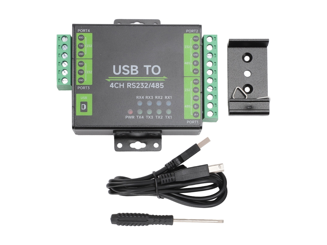 Conversor Usb Para Rs485 422 Industrial Isolado Compatível Com Windows 11 10 8 7 Linux Os X Android