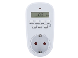 Laxiscreed: Tomada Com Interruptor Temporizador Eletrônico 230v, Durável E Adequada Para Uso Interno