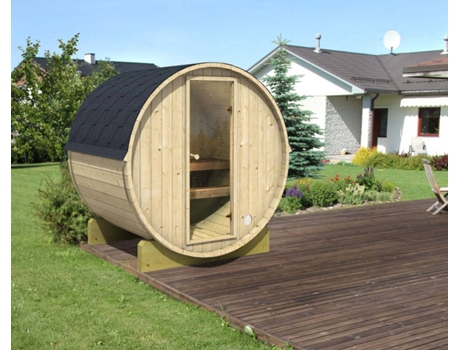 Sauna Exterior Barrel 160 - Abeto