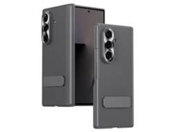 Capa Chrui Para Samsung Galaxy Z Fold 7, Custodia Pieghevole Com Suporte (compatível, Cinza)