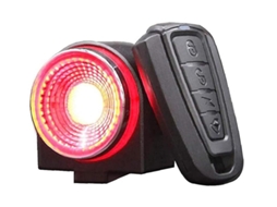 YIZHOOD Ciclismo Alarme Bicicleta Alarme Luz Traseira Conjunto Par Des1478 Preto