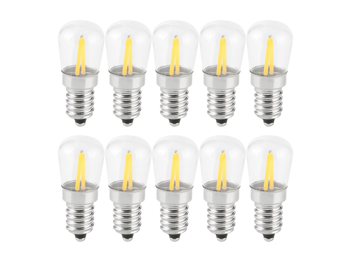 Lâmpada de Filamento Curto E14 1.5W 110V Branco Quente | S/MARCA
