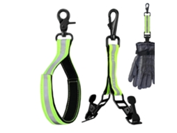 Suporte Para Luvas 7,48 2 Suportes Para Luvas Alças – Cinto Refletor Para O Polegar Com
