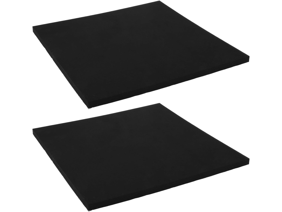 Conjunto de 2 peças de espuma de amortecimento para banco de passageiro de motocicleta, Preta, compatível com motocicletas.