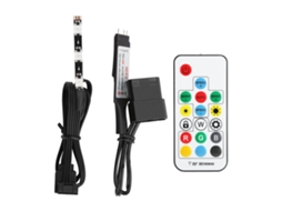 Kit Controlador de Tanque de Resfriamento Líquido para CPU (Controle Remoto, Iluminação RGB)