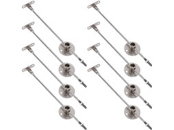 Conjunto De 8 Hastes Ferro Para Porta Basculante - Dobradiças Com