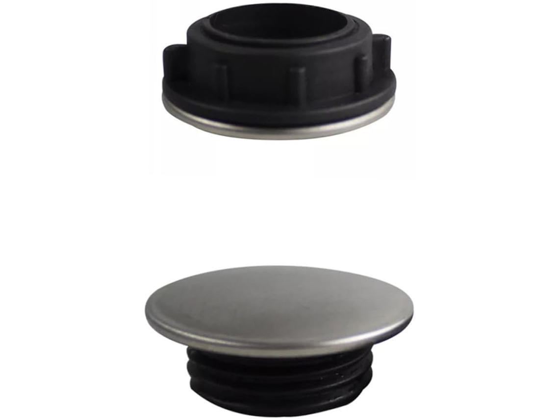 Tampa Para Furo De Pia De Cozinha E Tampa Para Torneira Em Aço Inoxidável E Polipropileno, Ajustável Para Torneiras De 25 A 30 Mm Gokoco