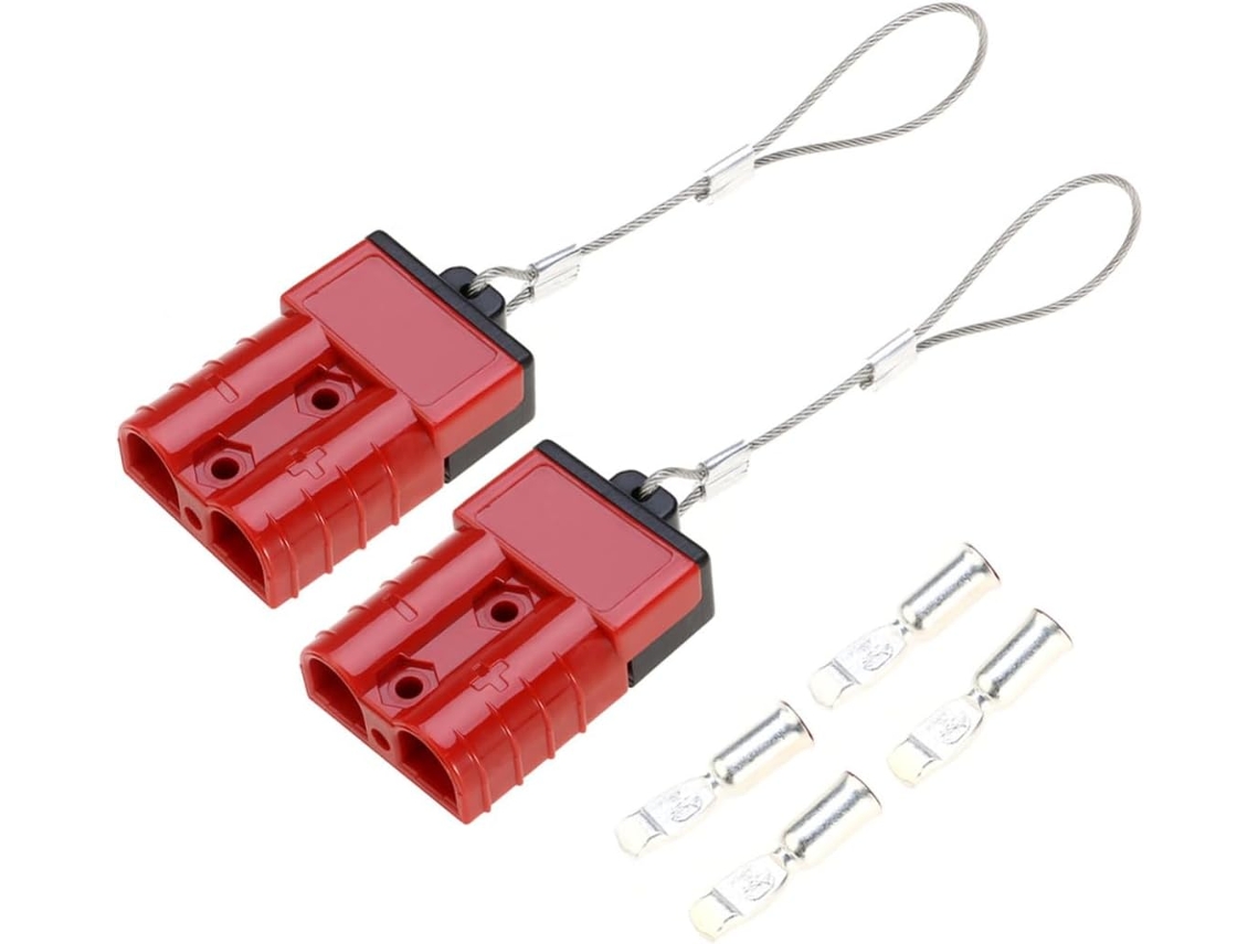 Conector Rápido Para Bateria 50a, Pacote Com 8 Unidades.
