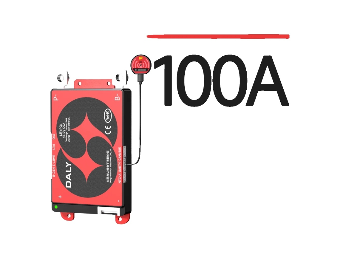 Bms Inteligente, Compatibilidade Com Lítio-ion, Alta Classificação De Corrente, 100a Can K Kms, Lifepo4 8s 24v