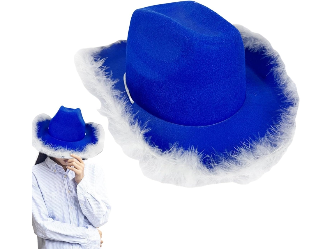 Chapéu De Cowboy Com Pena, Chapéu - Design Resistente E Versátil