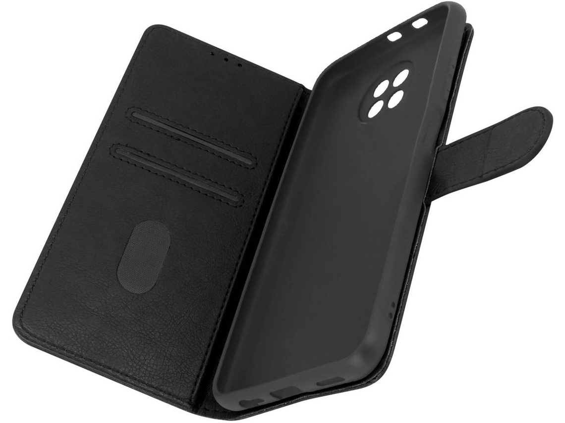 Capa Xiaomi Redmi Note 9T 5G AVIZAR Carteira Preto