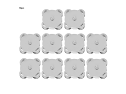 Fechos Magnéticos Metal Branco Diy