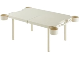 Mesa dobrável portátil SFUSHOS para exterior, piqueniques, camping, retangular