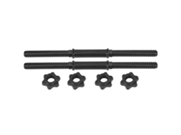 Barra De Halteres (adequada Para Treinamento Em Casa, Equipada Com Fechos Rotativos)