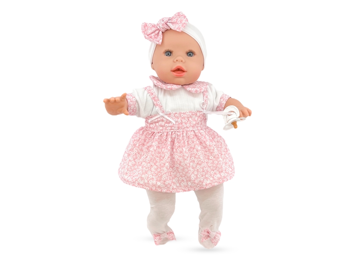 Boneca Bebê - Berjuan - Baby Llorón - 50 Cm - Rosa - A Partir De 3 Anos