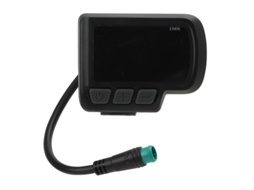 Tela Lcd En06 Para Bicicleta Elétrica, Display Verde À Prova D'água De 5 Pinos Para Scooter Elétrica Com Suporte Para Guidão.