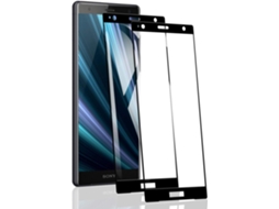Conjunto de Películas de Ecrã Filme Cobertura Total Dureza Sem Bolhas Antiriscos para Sony Xperia Xz2 HONGWE. Vidro Temperado (2un)